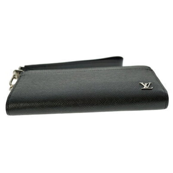 Louis Vuitton Zippy Dragonne zipper long Wallet Taiga leather black LV - Picture 4 of 6